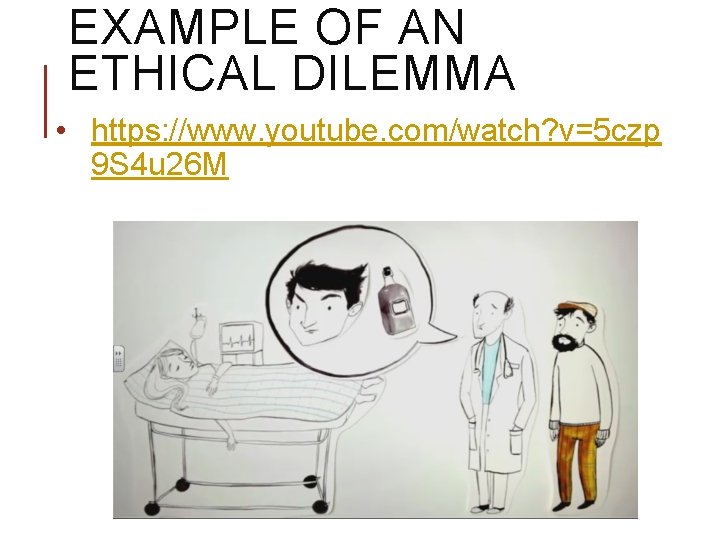 EXAMPLE OF AN ETHICAL DILEMMA • https: //www. youtube. com/watch? v=5 czp 9 S