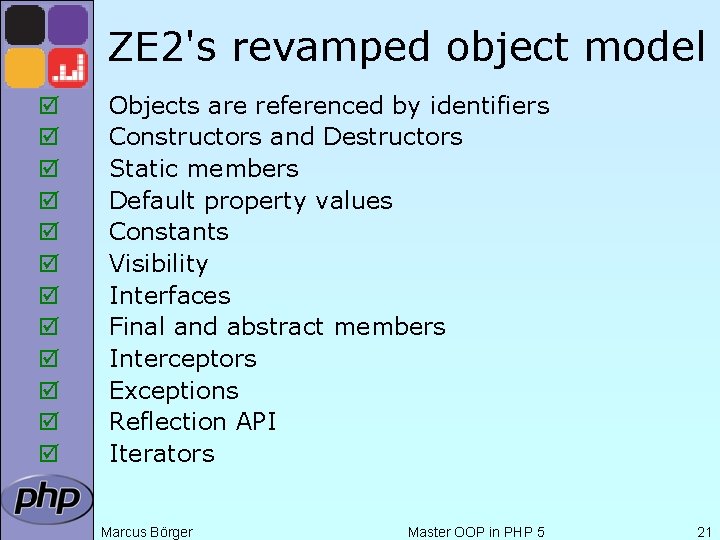 ZE 2's revamped object model þ þ þ Objects are referenced by identifiers Constructors