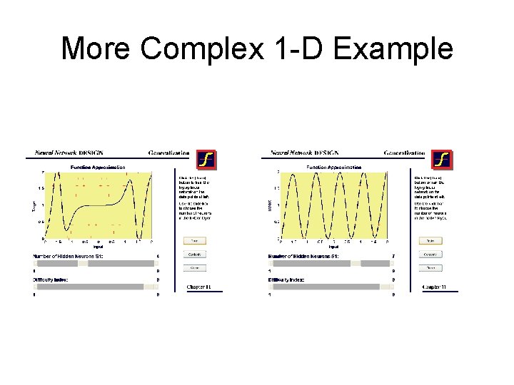 More Complex 1 -D Example 