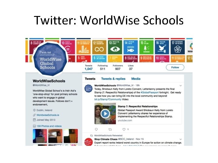Twitter: World. Wise Schools 
