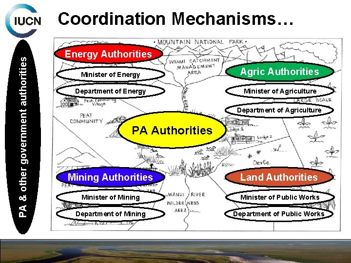 PA & other government authorities Coordination Mechanisms… Energy Authorities Minister of Energy Agric Authorities