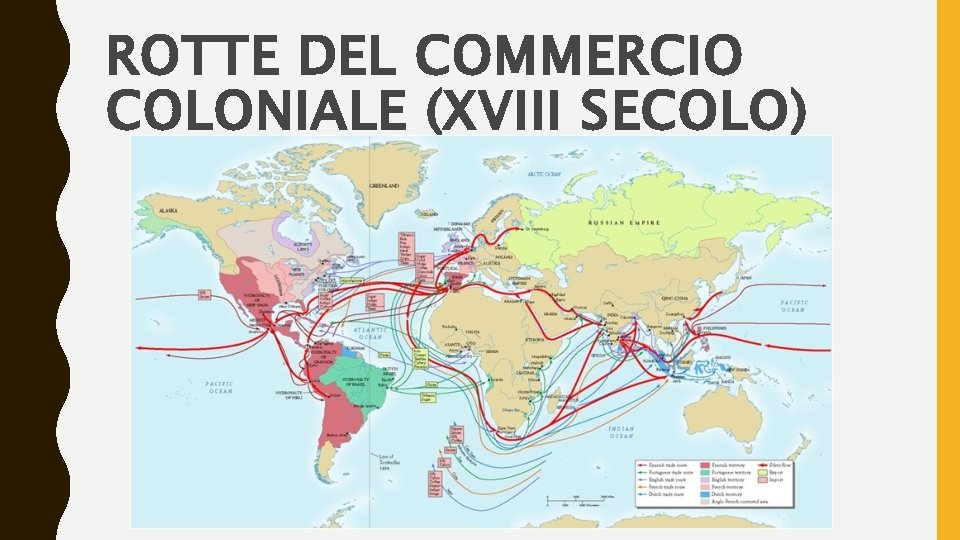 ROTTE DEL COMMERCIO COLONIALE (XVIII SECOLO) 
