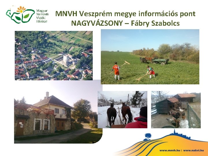 MNVH Veszprém megye információs pont NAGYVÁZSONY – Fábry Szabolcs 