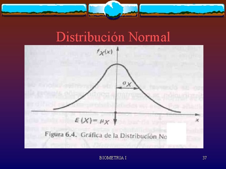 Distribución Normal BIOMETRIA I 37 