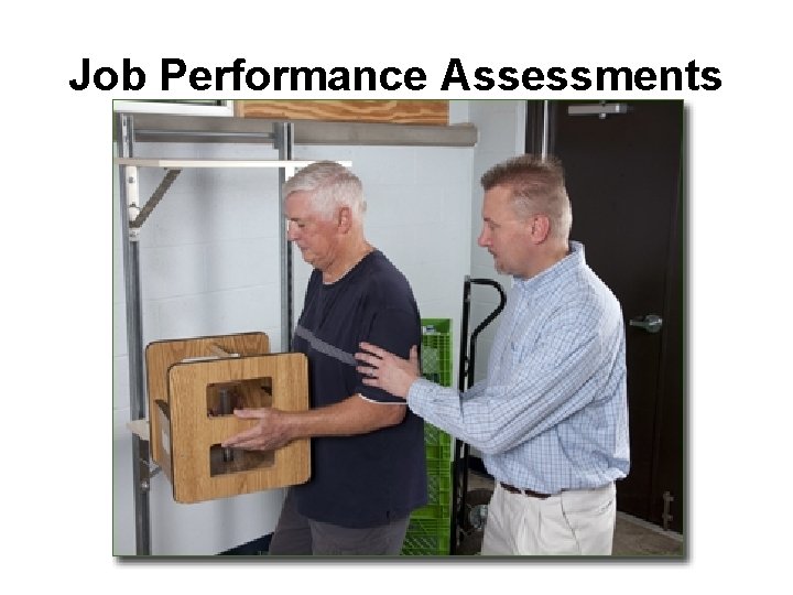Job Performance Assessments 