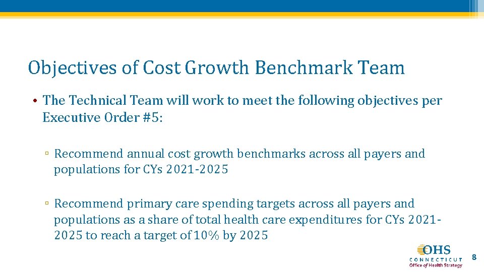 Cost Growth Benchmark Technical Team Charter Mission of