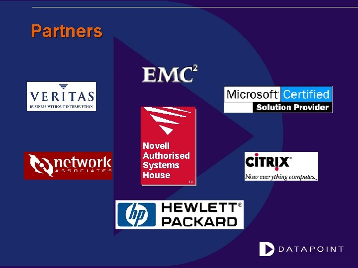 Partners Novell Authorised Systems House TM 
