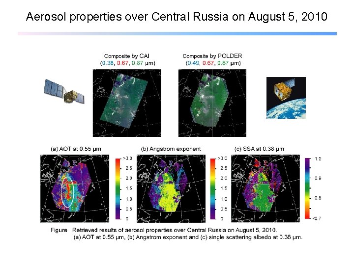 Aerosol properties over Central Russia on August 5, 2010 