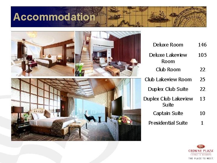 Accommodation Deluxe Room 146 Deluxe Lakeview Room 105 Club Room 22 Club Lakeview Room