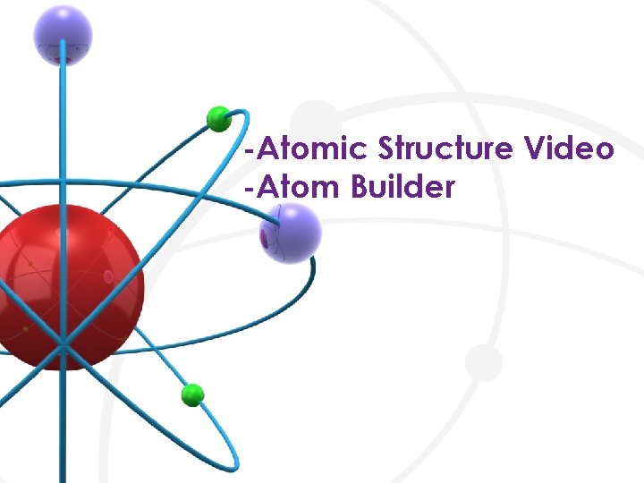 -Atomic Structure Video -Atom Builder 