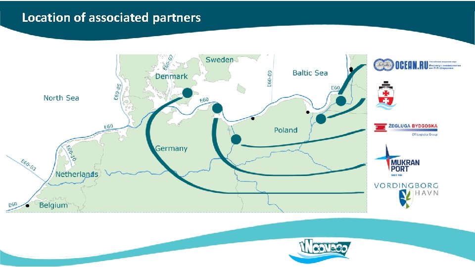 Location of associated partners 