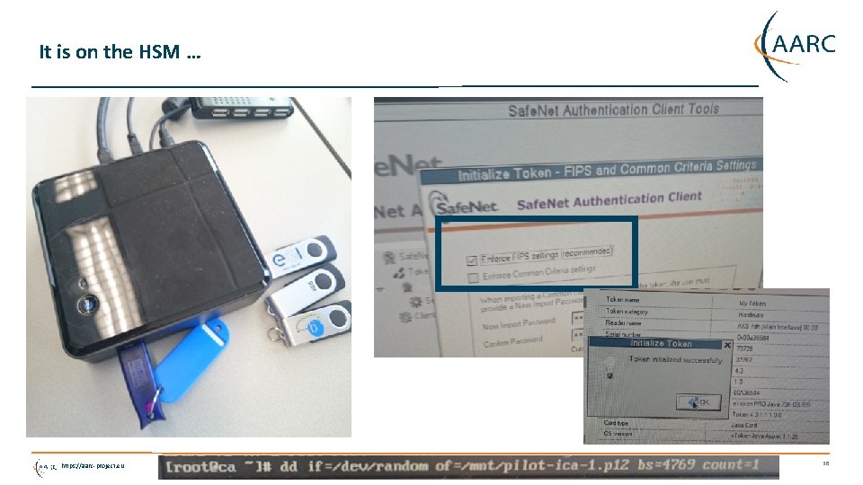 It is on the HSM … https: //aarc-project. eu 38 