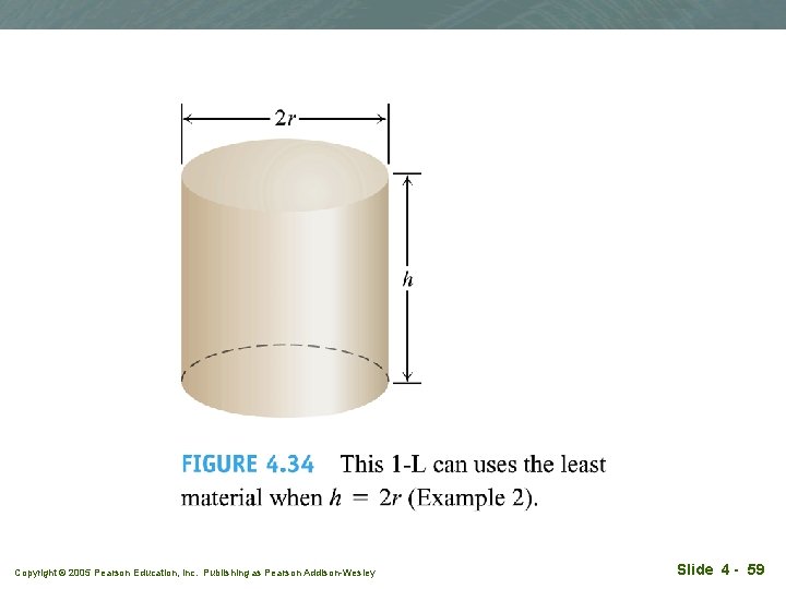 Copyright © 2005 Pearson Education, Inc. Publishing as Pearson Addison-Wesley Slide 4 - 59