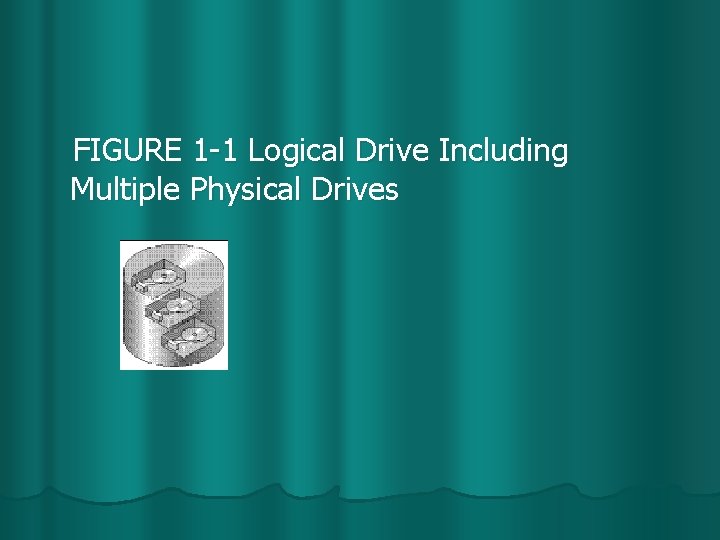 FIGURE 1 -1 Logical Drive Including Multiple Physical Drives 