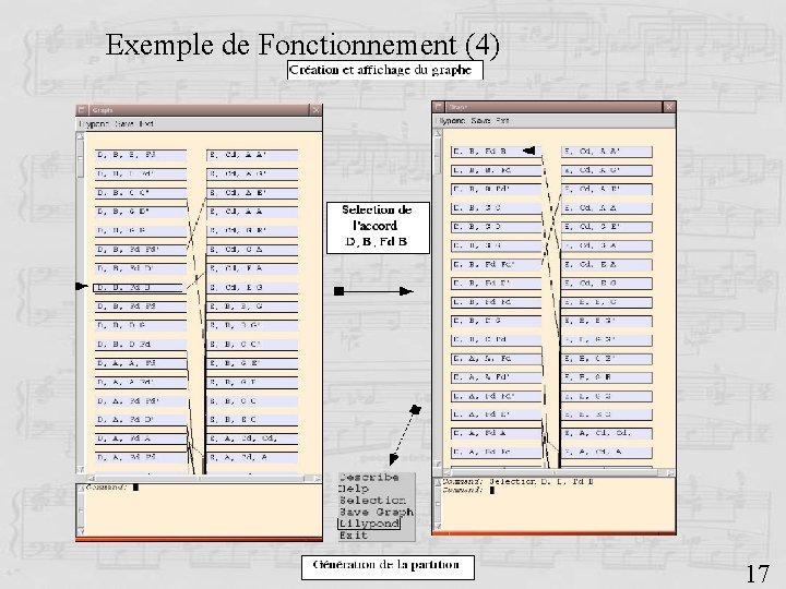 Exemple de Fonctionnement (4) 17 
