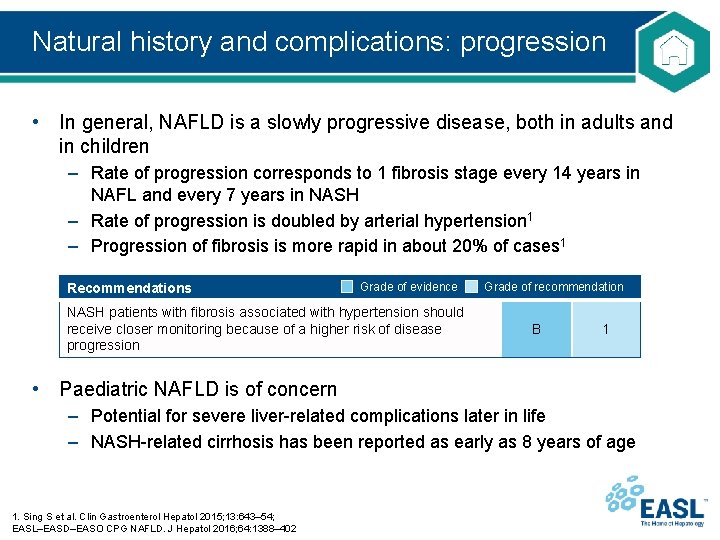Natural history and complications: progression • In general, NAFLD is a slowly progressive disease,