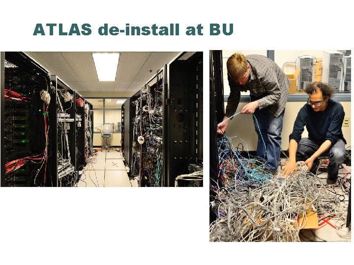 ATLAS de-install at BU 