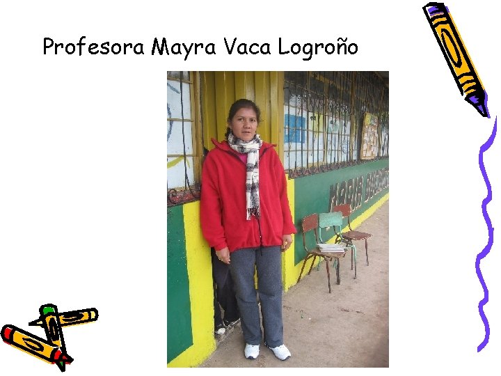 Profesora Mayra Vaca Logroño 