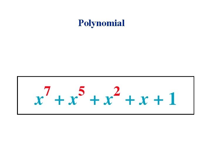 Polynomial 