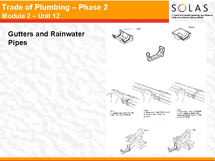 Trade of Plumbing – Phase 2 Module 2 – Unit 12 Gutters and Rainwater
