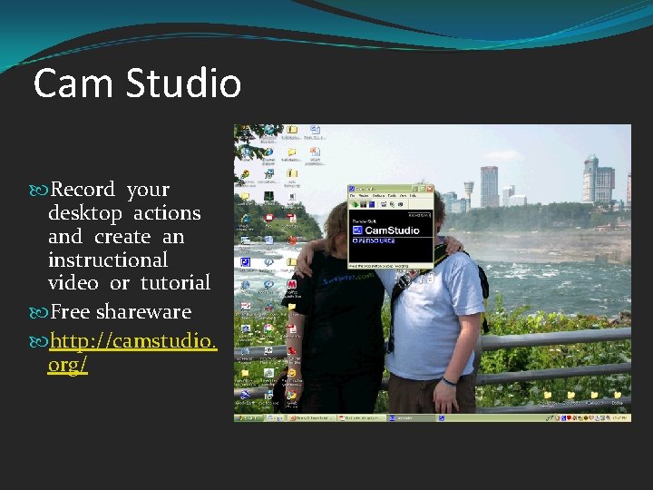 Cam Studio Record your desktop actions and create an instructional video or tutorial Free