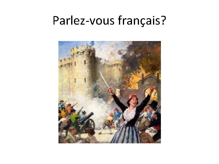 Parlez-vous français? 