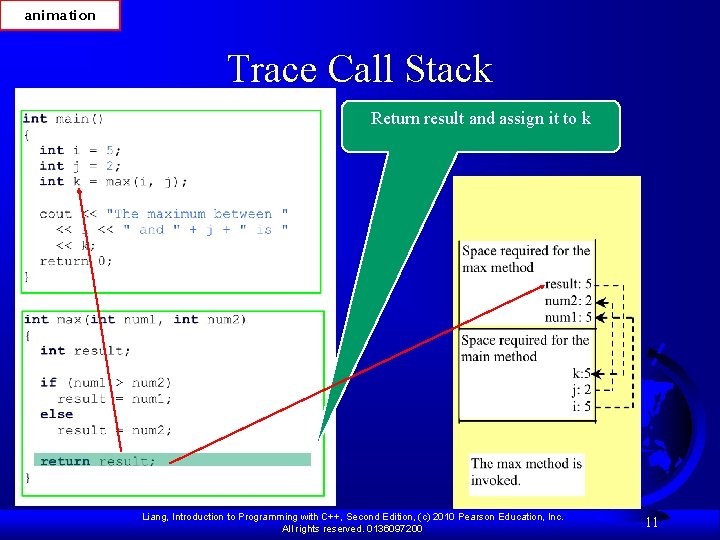 animation Trace Call Stack Return result and assign it to k Liang, Introduction to animation Trace Call Stack Return result and assign it to k Liang, Introduction to