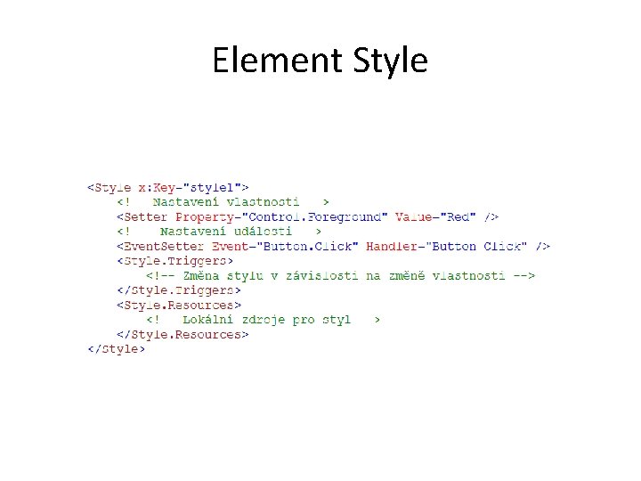 Element Style 