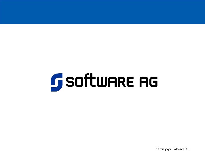 dd. mm. yyyy Software AG 