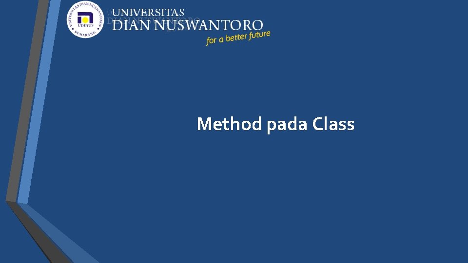 Method pada Class 
