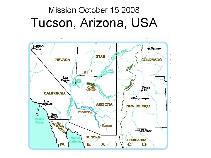 Mission October 15 2008 Tucson, Arizona, USA 