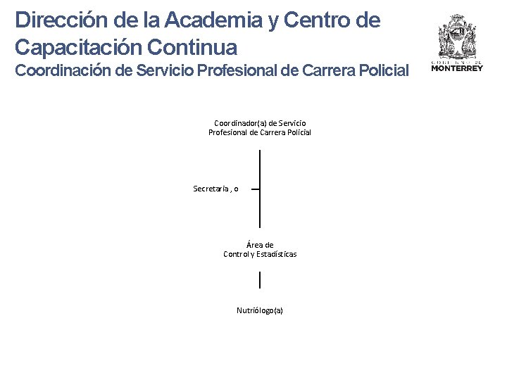 Dirección de la Academia y Centro de Capacitación Continua Coordinación de Servicio Profesional de