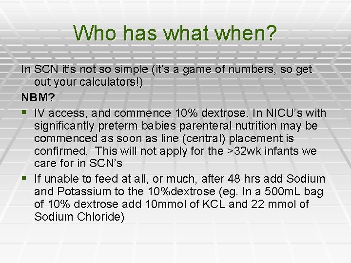 Who has what when? In SCN it’s not so simple (it’s a game of