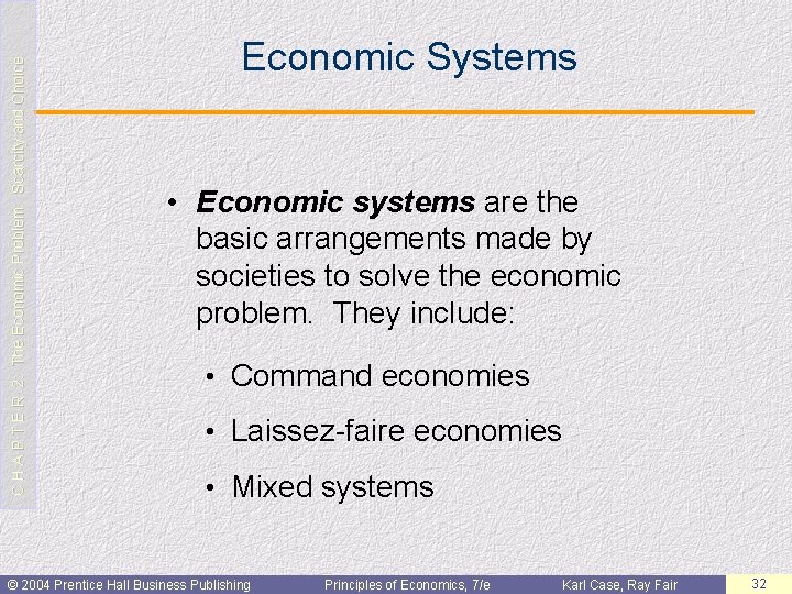 C H A P T E R 2: The Economic Problem: Scarcity and Choice