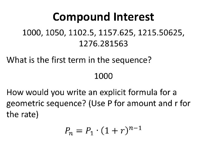 Compound Interest • 
