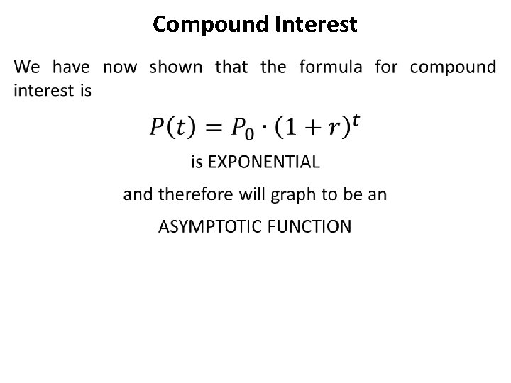 Compound Interest 