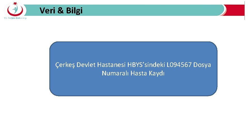 Veri & Bilgi Çerkeş Devlet Hastanesi HBYS’sindeki L 094567 Dosya Numaralı Hasta Kaydı 