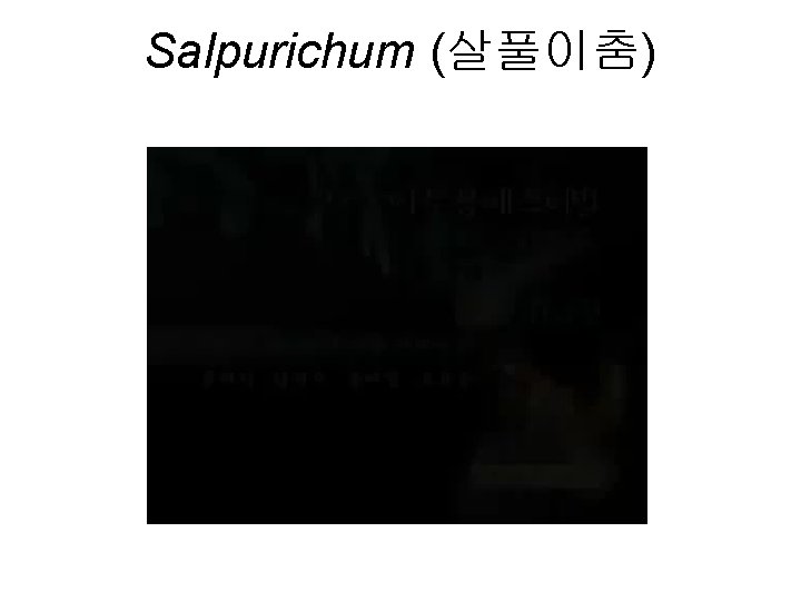Salpurichum (살풀이춤) 