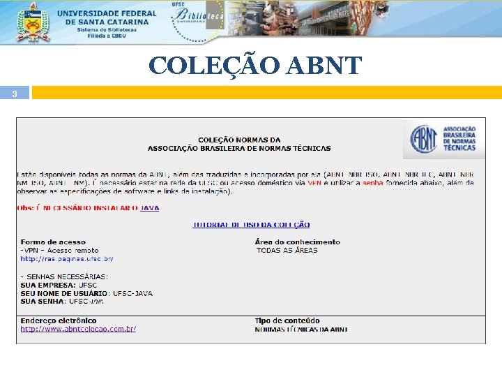 COLEÇÃO ABNT 3 