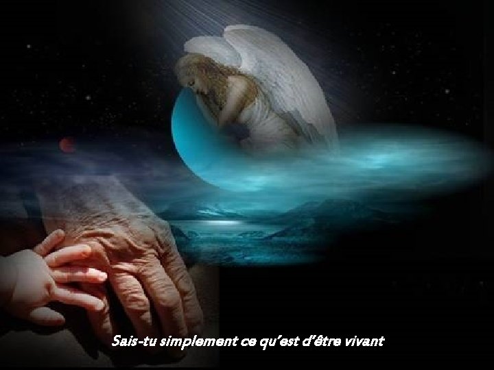 Sais-tu simplement ce qu’est d’être vivant 