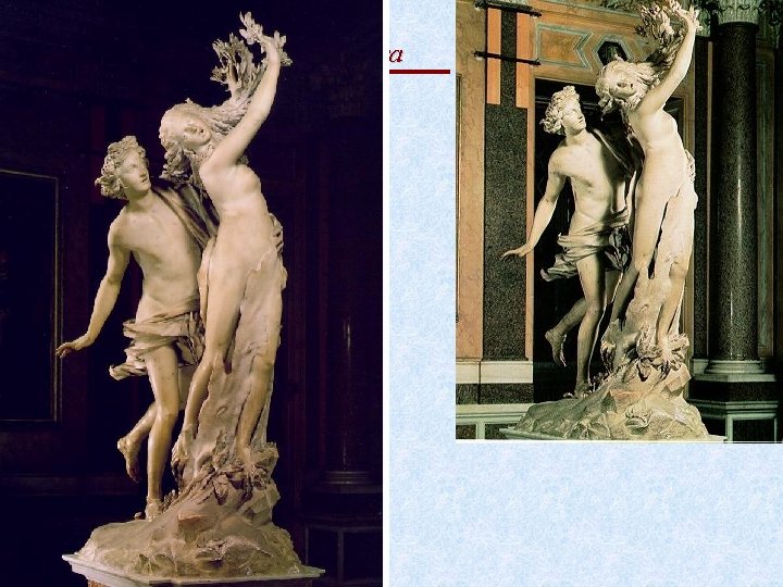 El Barroco Italiano: Escultura Apolo y Dafne · Metamorfosis de Ovidio (Mitología) · Parálisis