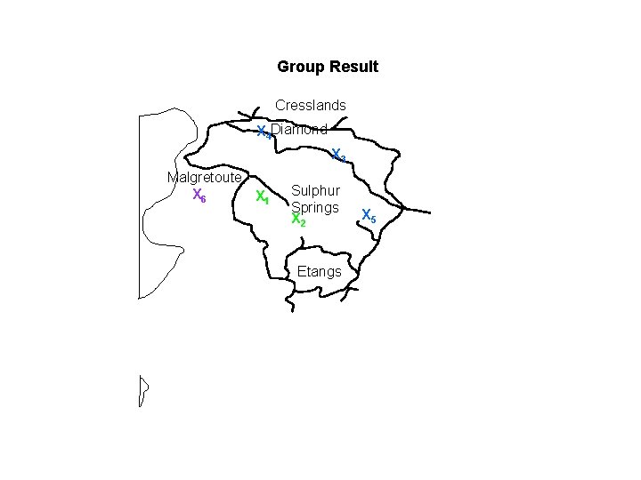 Group Result Cresslands X 4 Diamond X 3 Malgretoute X 6 X 1 Sulphur