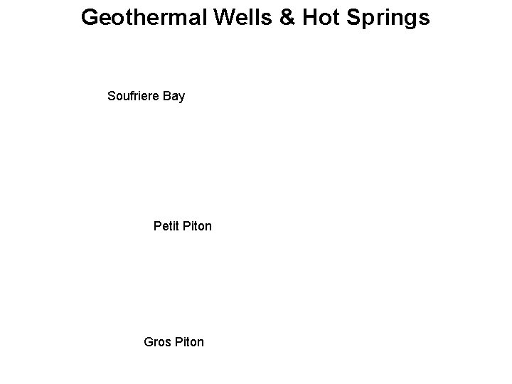 Geothermal Wells & Hot Springs Soufriere Bay Petit Piton Gros Piton 