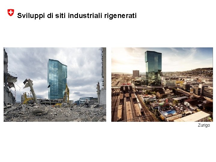 Sviluppi di siti industriali rigenerati Zurigo 