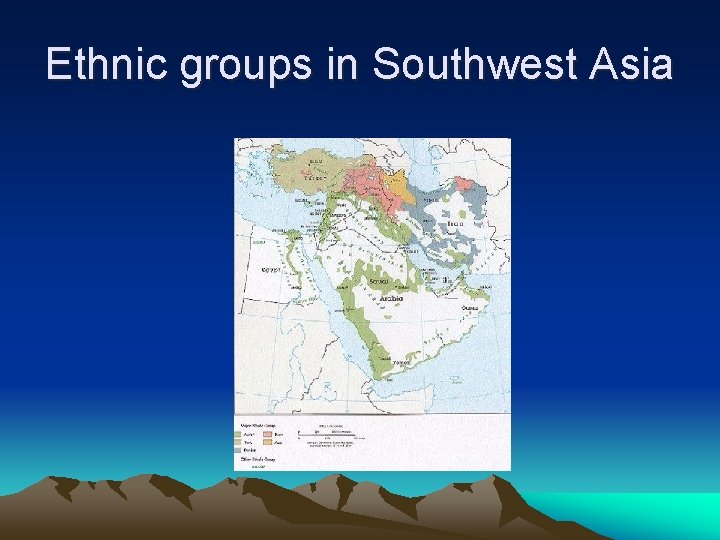 Ethnic groups in Southwest Asia 