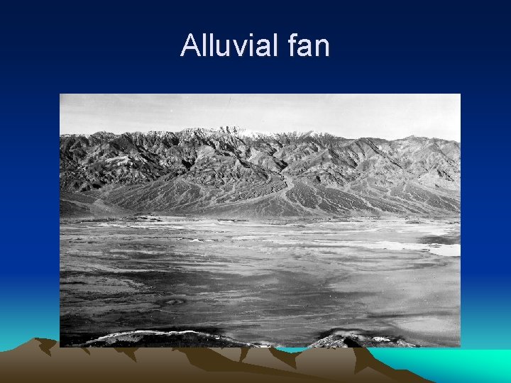Alluvial fan 