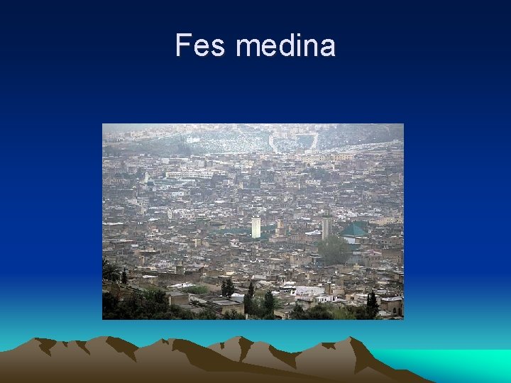 Fes medina 