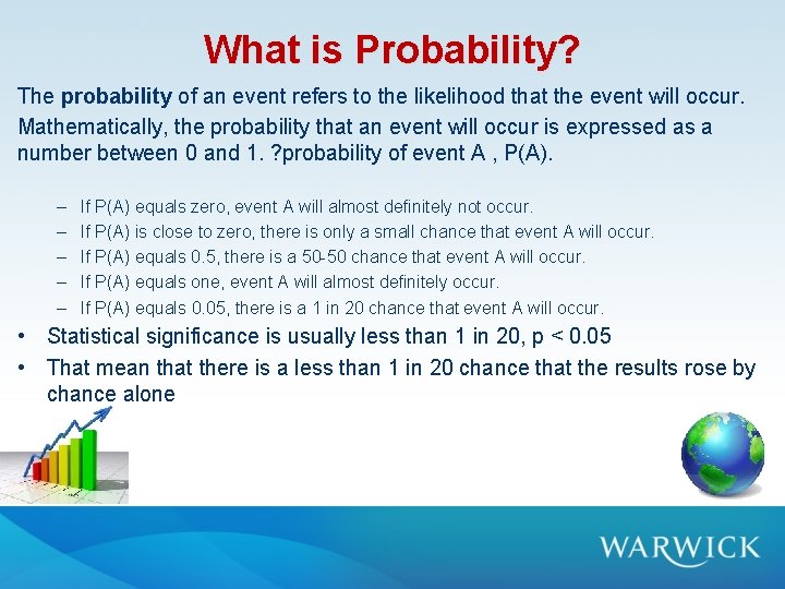 What is Probability? The probability of an event refers to the likelihood that the What is Probability? The probability of an event refers to the likelihood that the