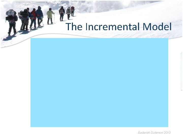 The Incremental Model Badariah Solemon 2010 