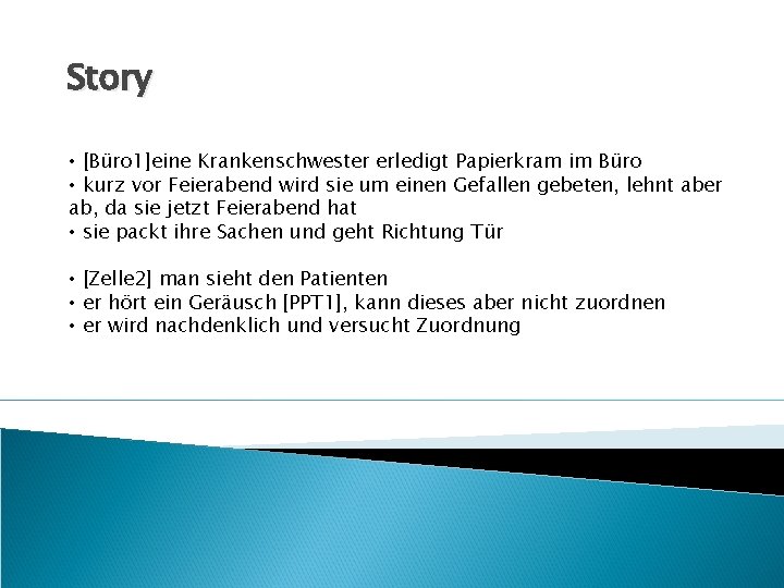 Story • [Büro 1]eine Krankenschwester erledigt Papierkram im Büro • kurz vor Feierabend wird